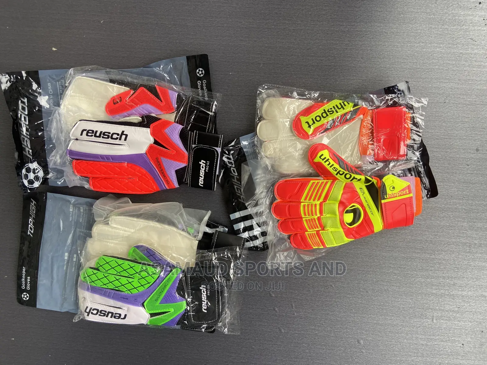 Goalkeepers Gloves as Seen Available