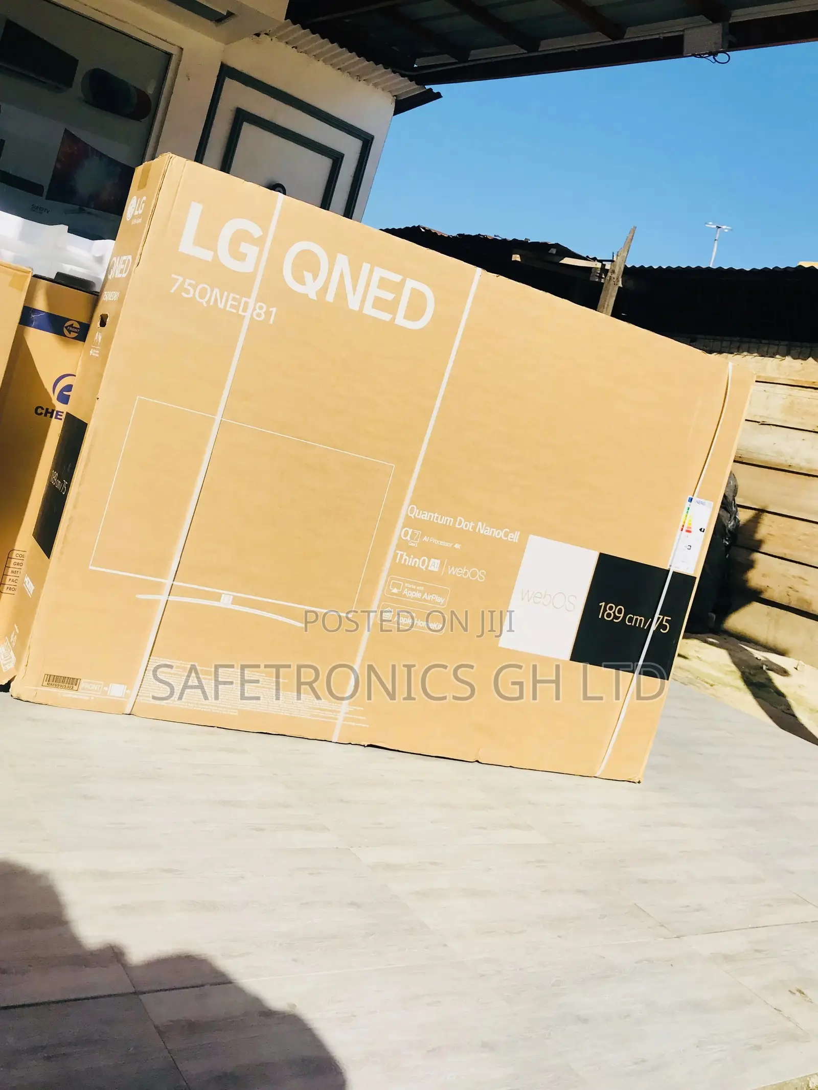New Lg QNED 75 Inches QLED Smart Glossy Tv