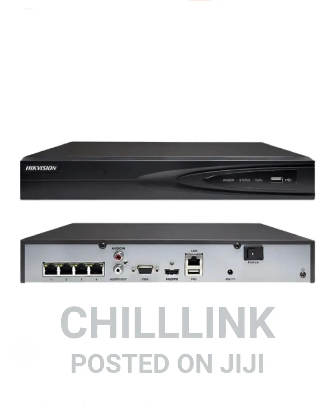 Hikvision Ds-7604ni-Q1/4p 4 Channel 6MP NVR Poe
