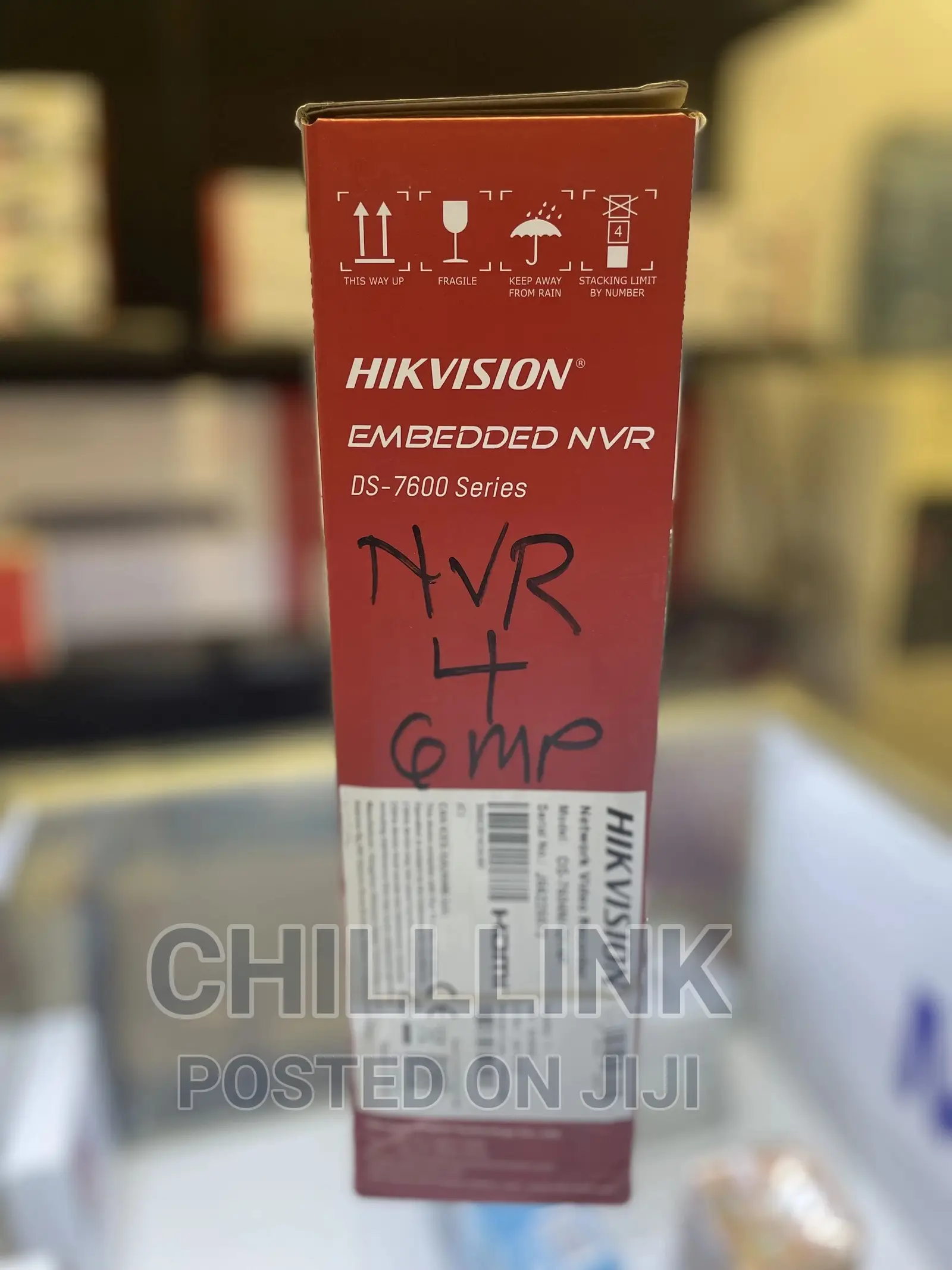 Hikvision Ds-7604ni-Q1/4p 4 Channel 6MP NVR Poe