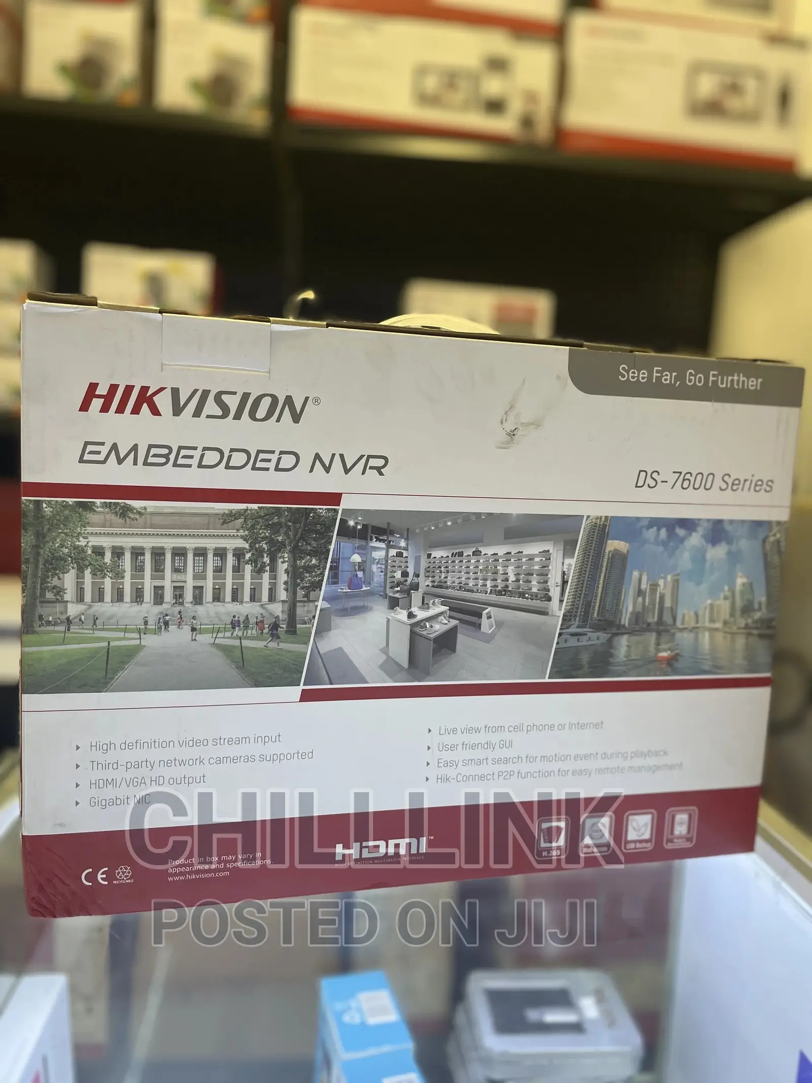 Hikvision Ds-7604ni-Q1/4p 4 Channel 6MP NVR Poe