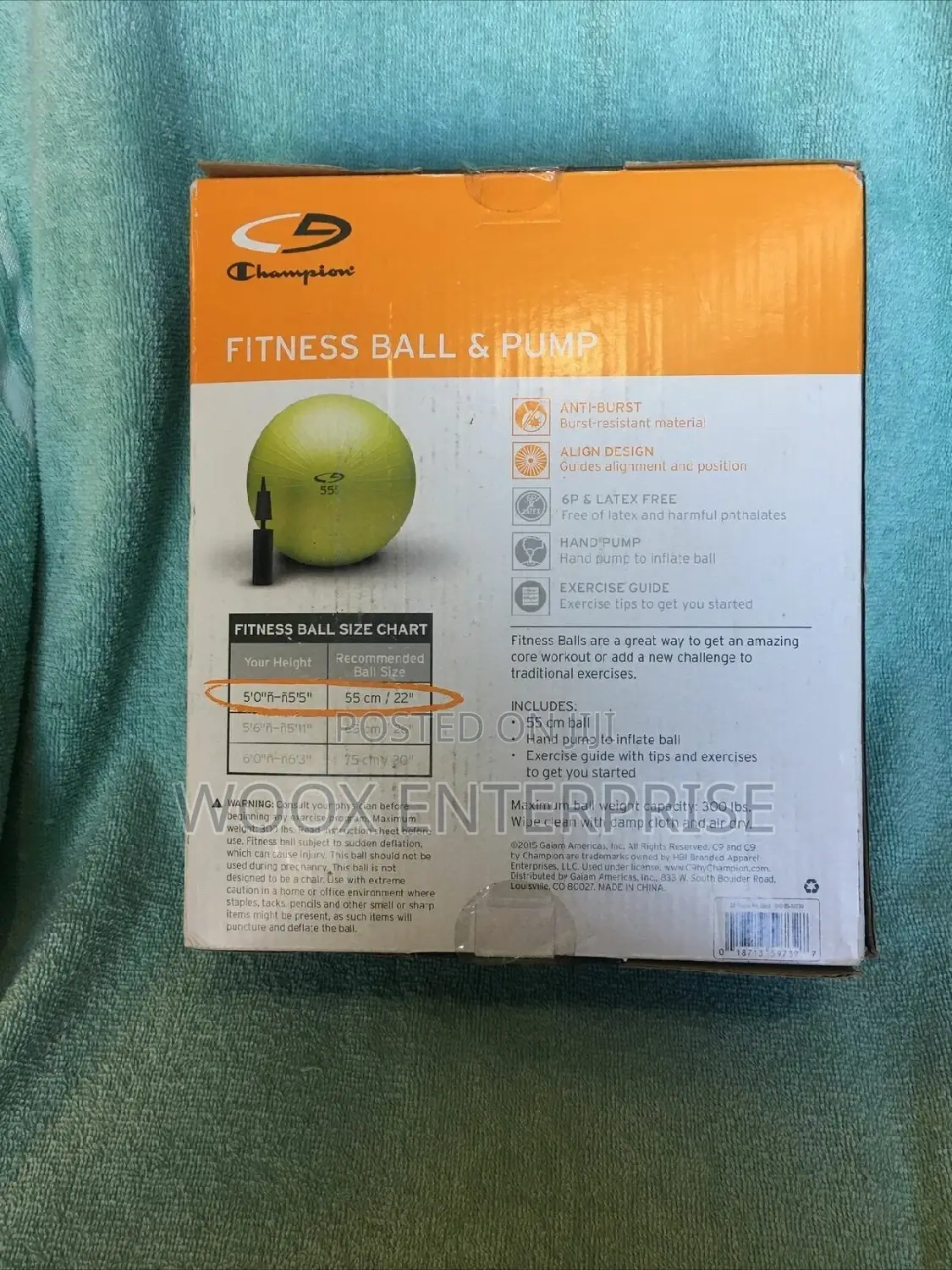 Gym/Yoga Ball