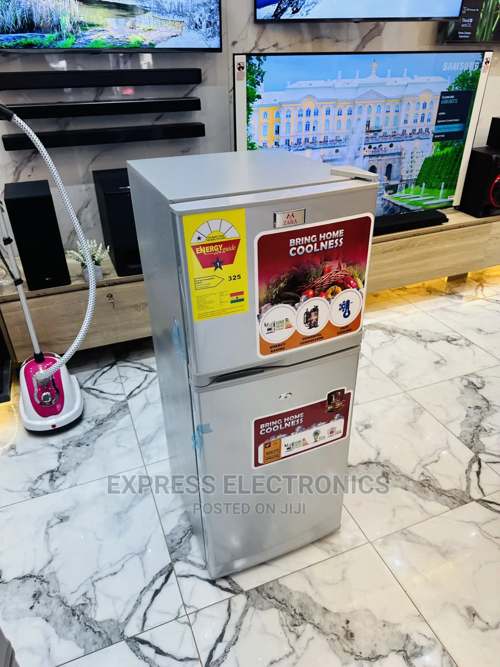 Powerful Compressor Sleek Zara-14tm. Fridge