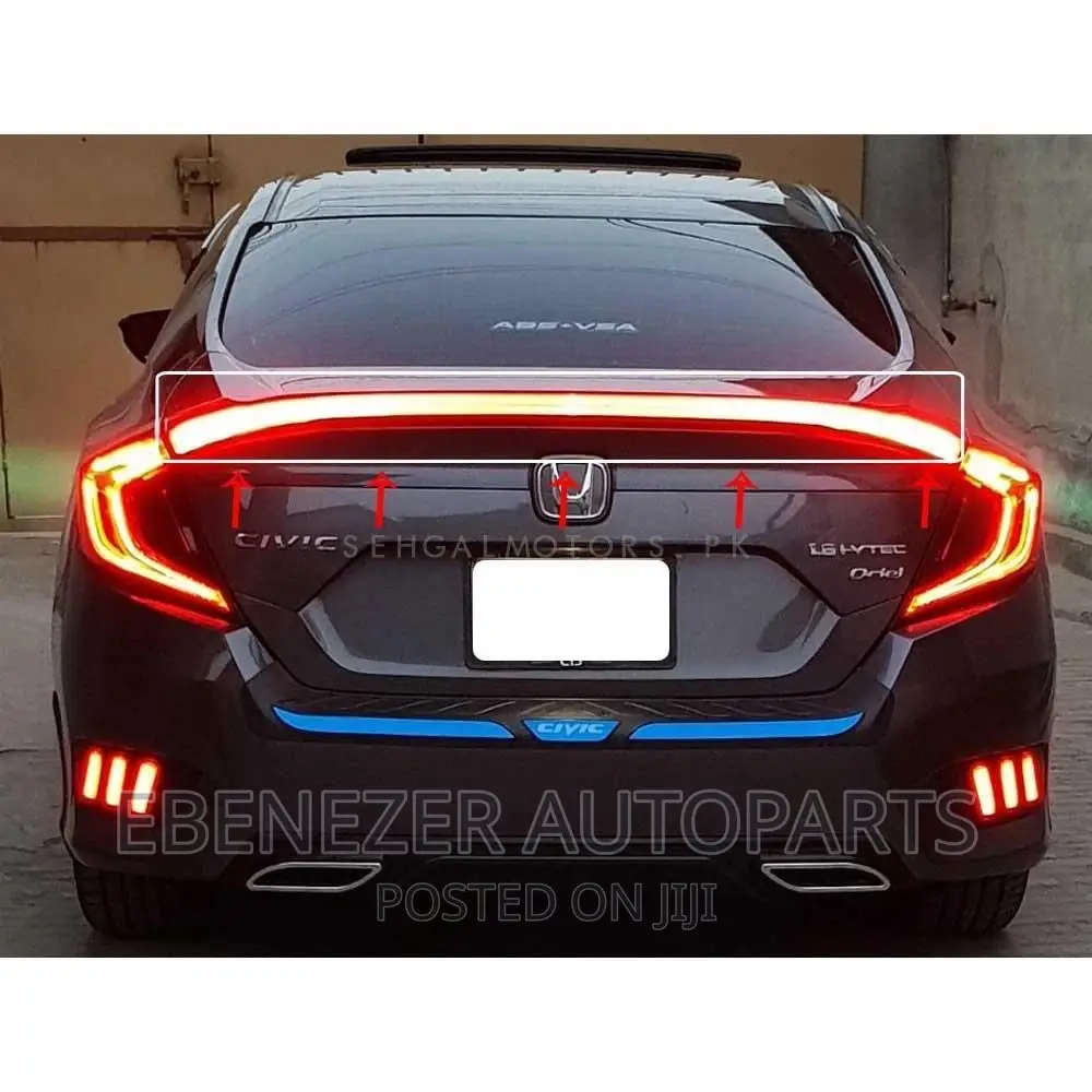 Honda Civic Led Boot Spoiler 2016 2017 2018 2019 2020 2021