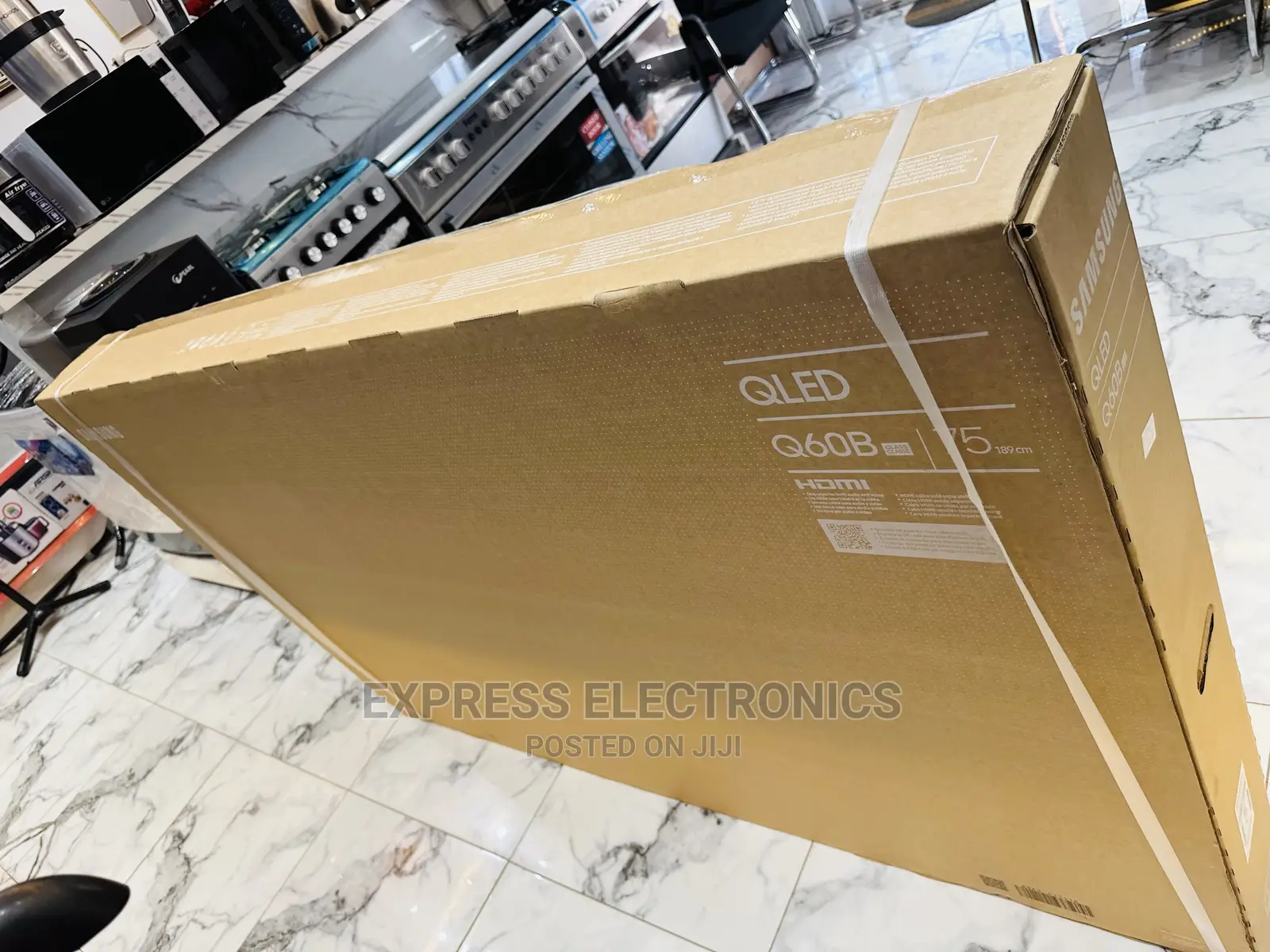 Smart Hub Glossy UHD QLED 75Q60B Samsung Tv 