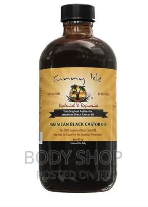 Photo - Sunny Isle Jamaican Black Castor Oil for Hair and Beard- 8oz