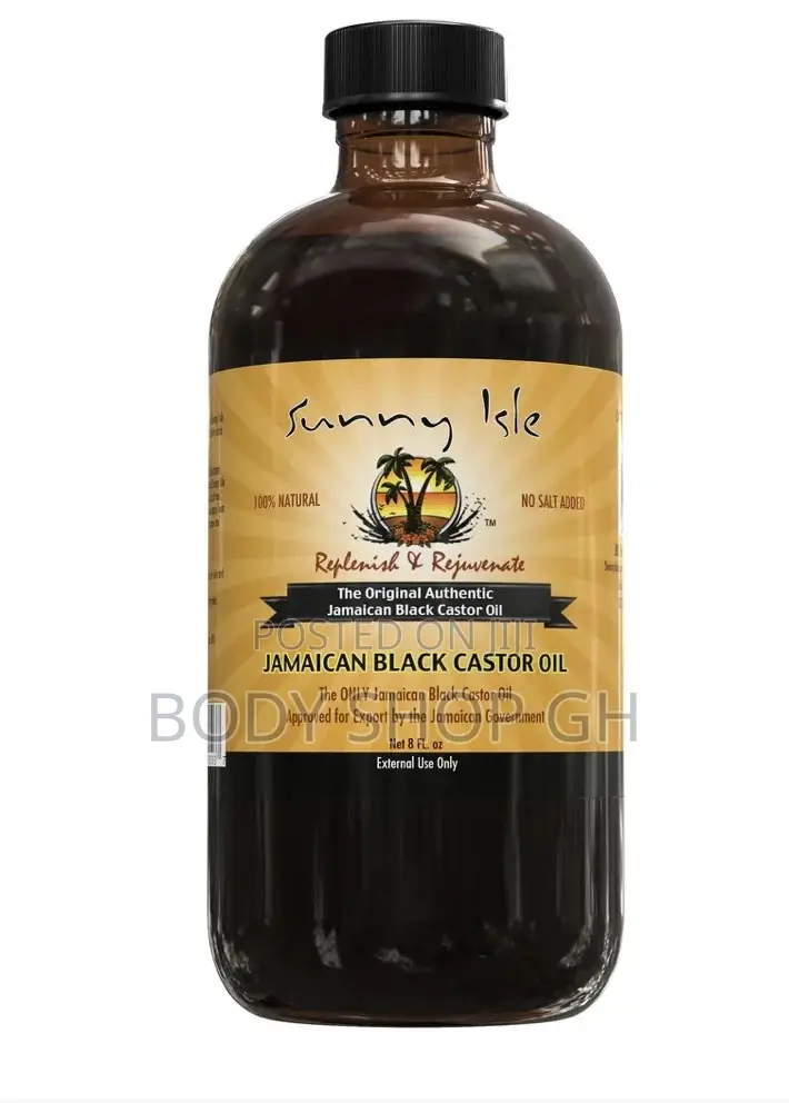 Sunny Isle Jamaican Black Castor Oil for Hair and Beard- 8oz