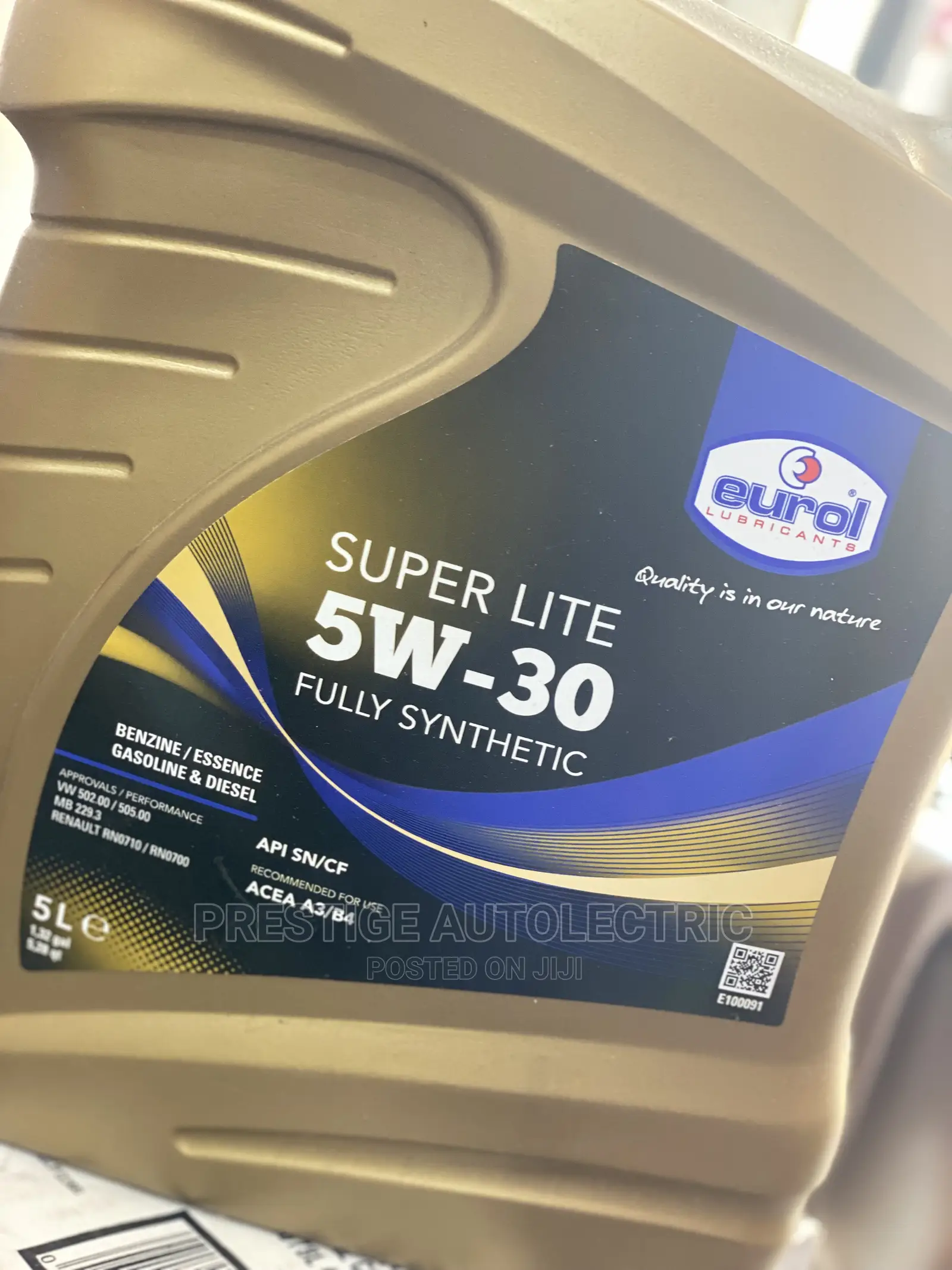 Eurol 5W30 Fully Synthetic Oil