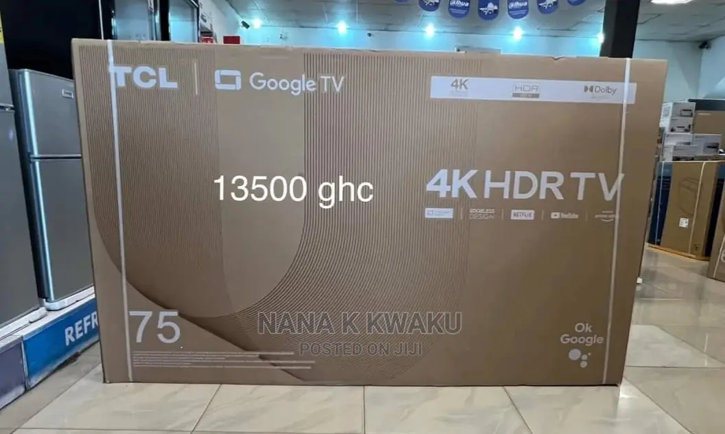 New in Box_75inches Uhd TCL Digital TV
