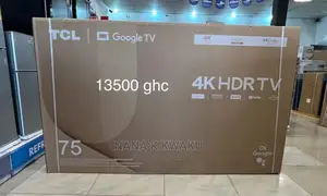 New in Box_75inches Uhd TCL Digital TV