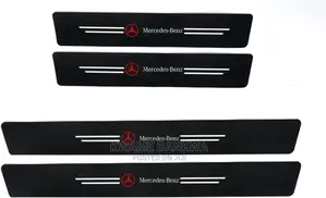 Door Sill Anti Scratch Stickers With Car Model Logo