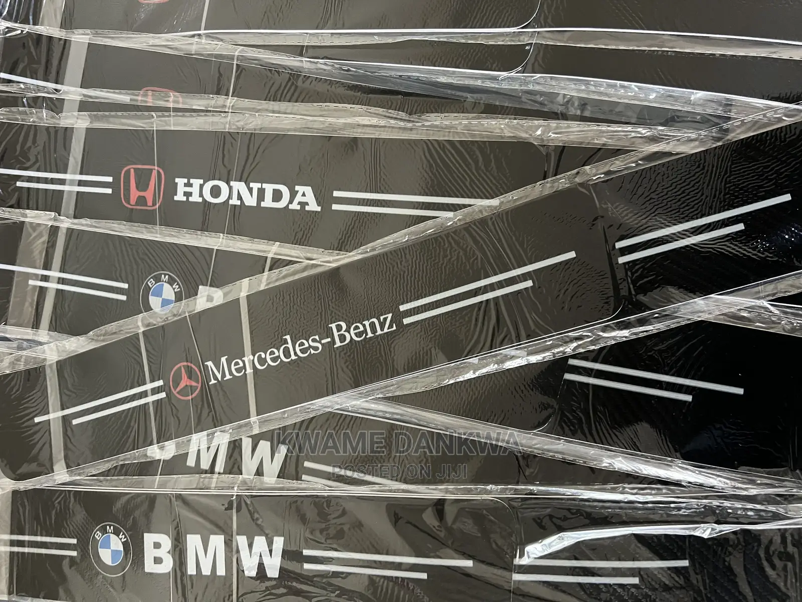 Door Sill Anti Scratch Stickers With Car Model Logo