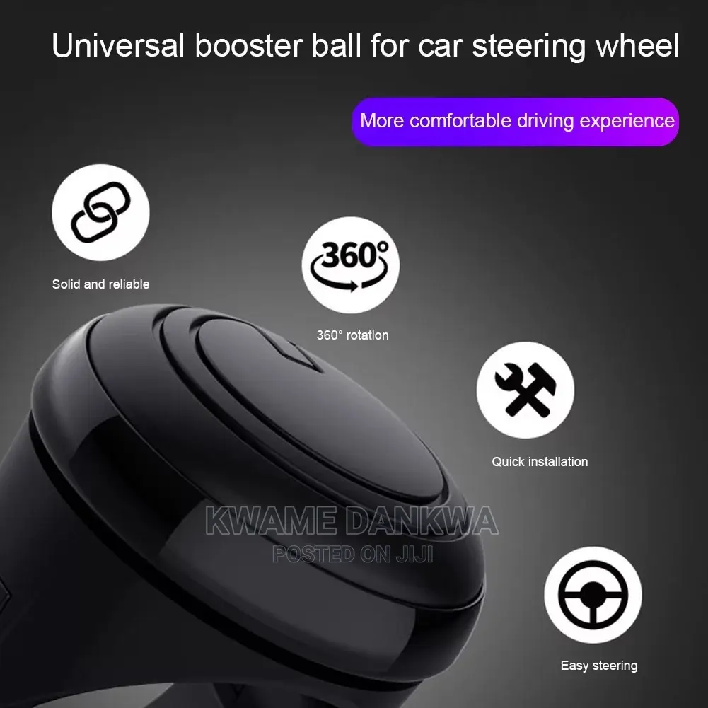 360 Degree Rotational Car Steering Wheel Directional Booster