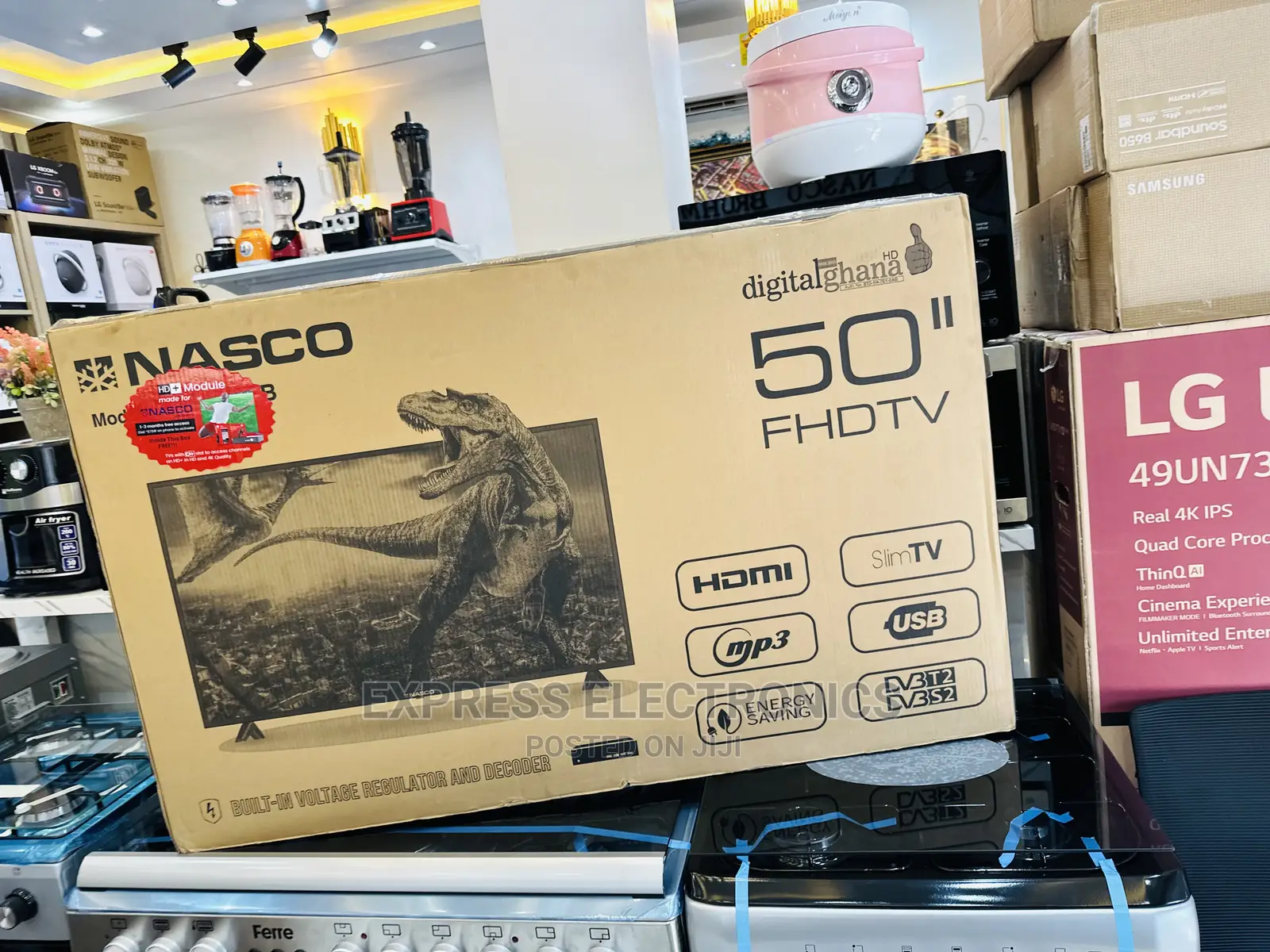 Dynamic Range of Pure Color Nasco FHD Satellite Tv 50”