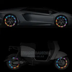 Reflective Rainbow Car Rim Stickers