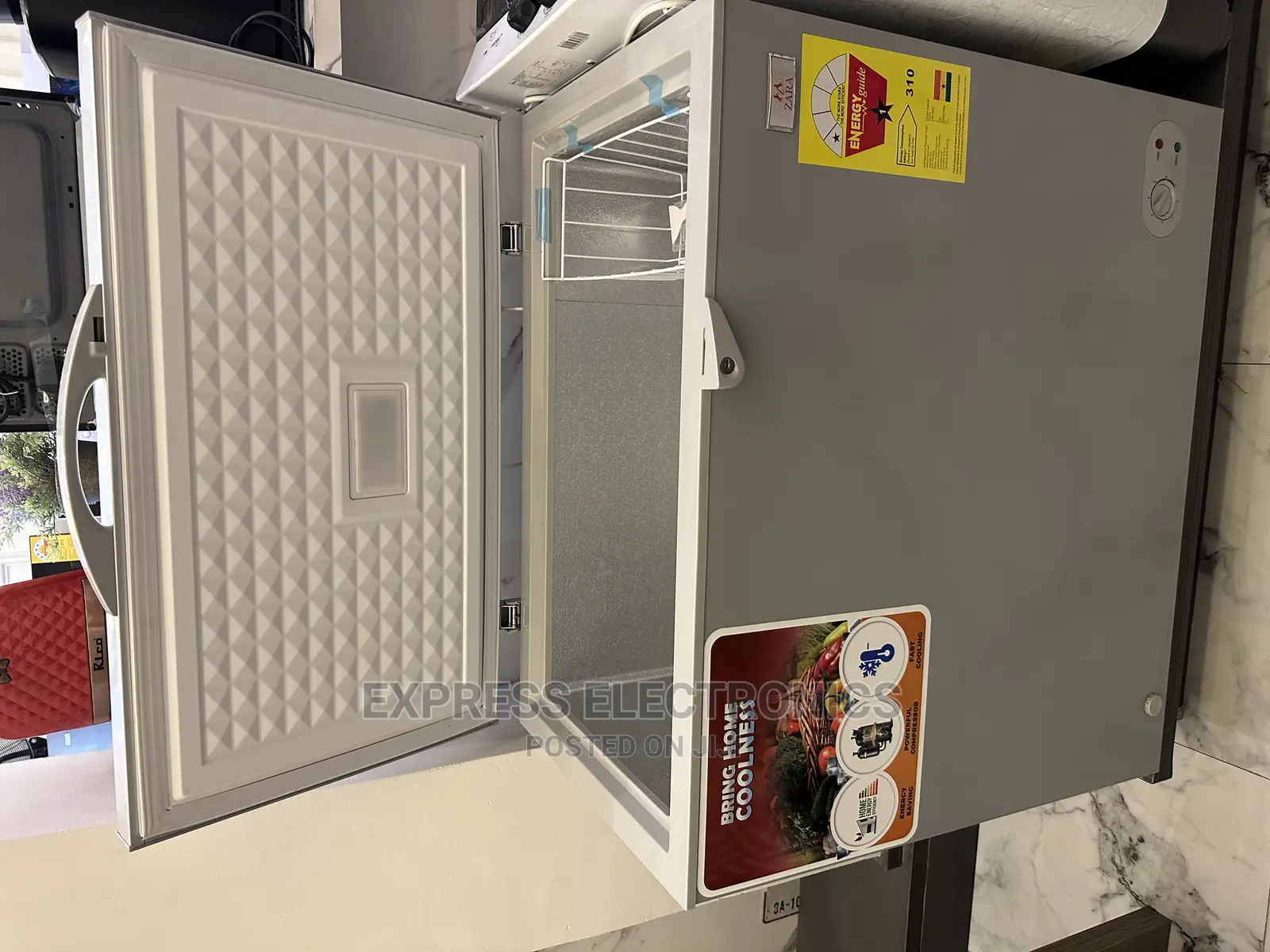Chest Freezer Single Door Zara 200L Stainless Steel