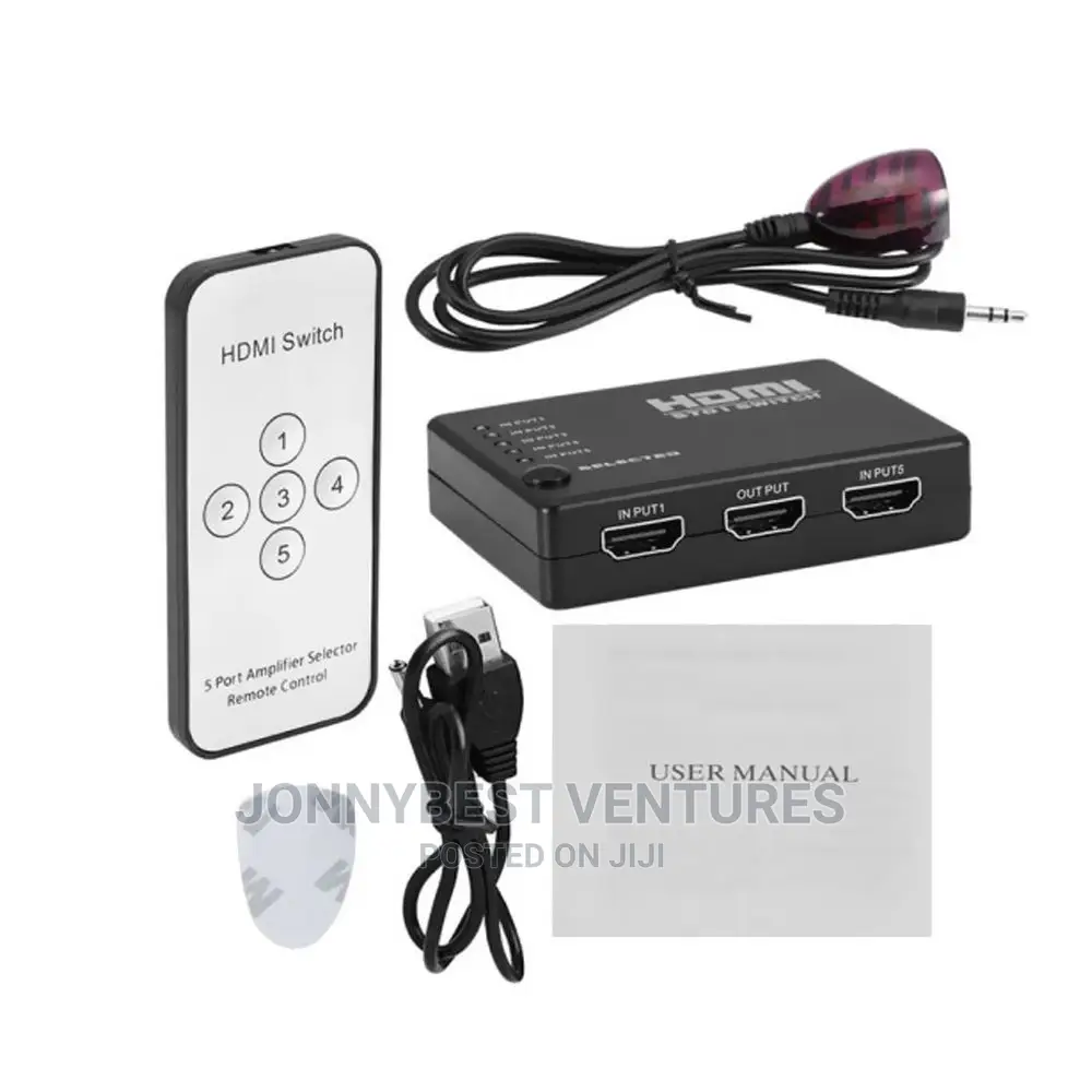 HDMI 5 in and 1 Out Switch