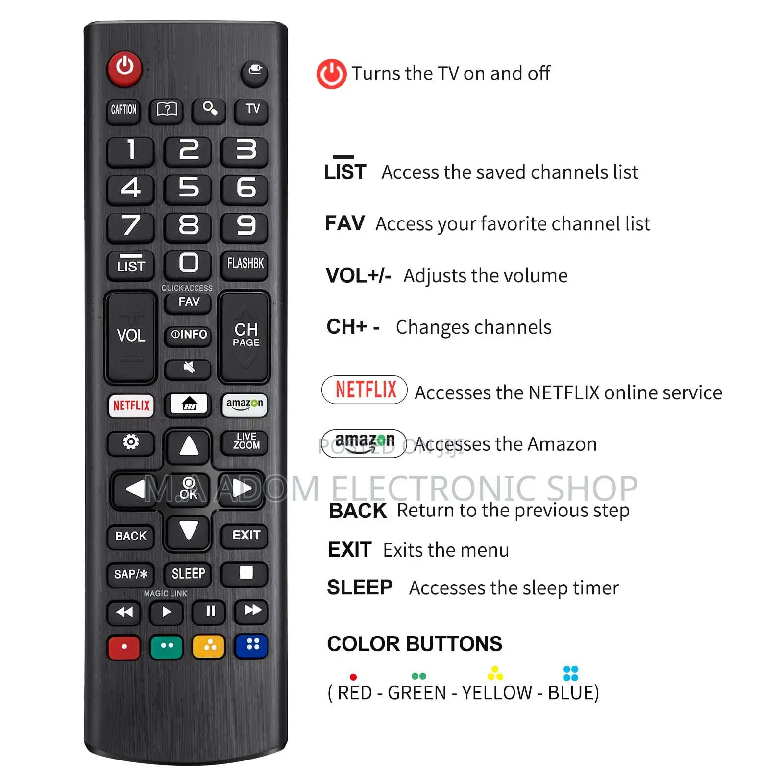 Lg Remote for Lg TVS