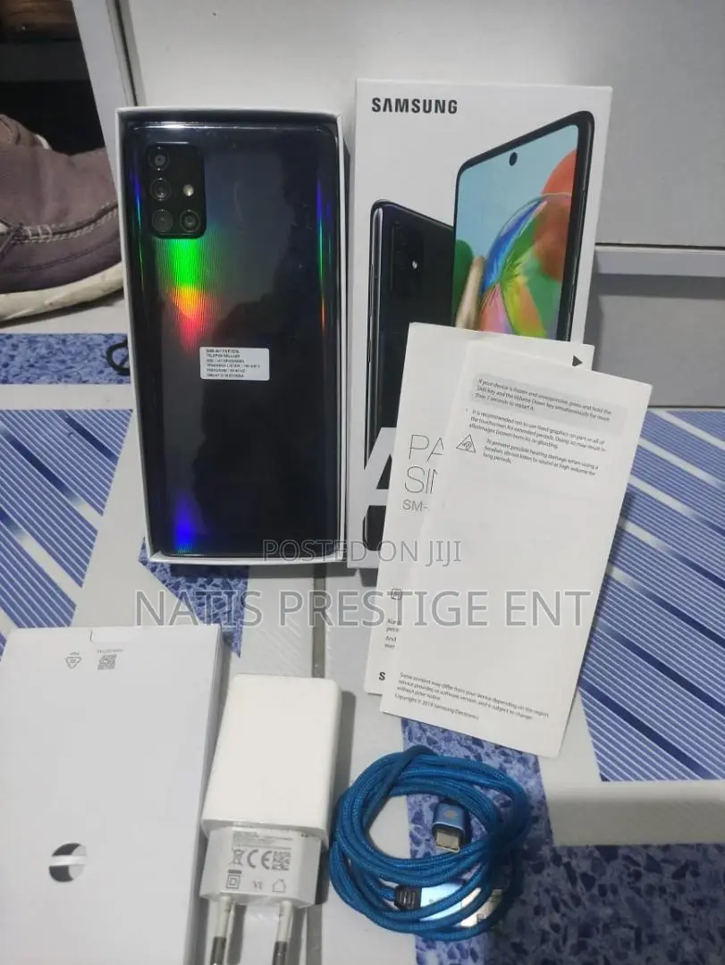 New Samsung Galaxy A71 5G UW 128 GB Black