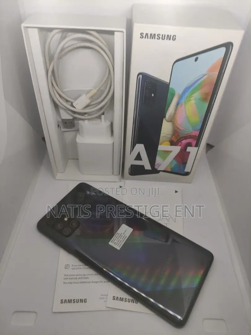 New Samsung Galaxy A71 5G UW 128 GB Black