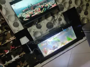 5ft+ Aquarium Tv Stand With 3 Free Fishes Feed