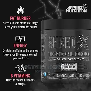 Applied Nutrition Shred-X Powerful Fat Burner 4 Men Women