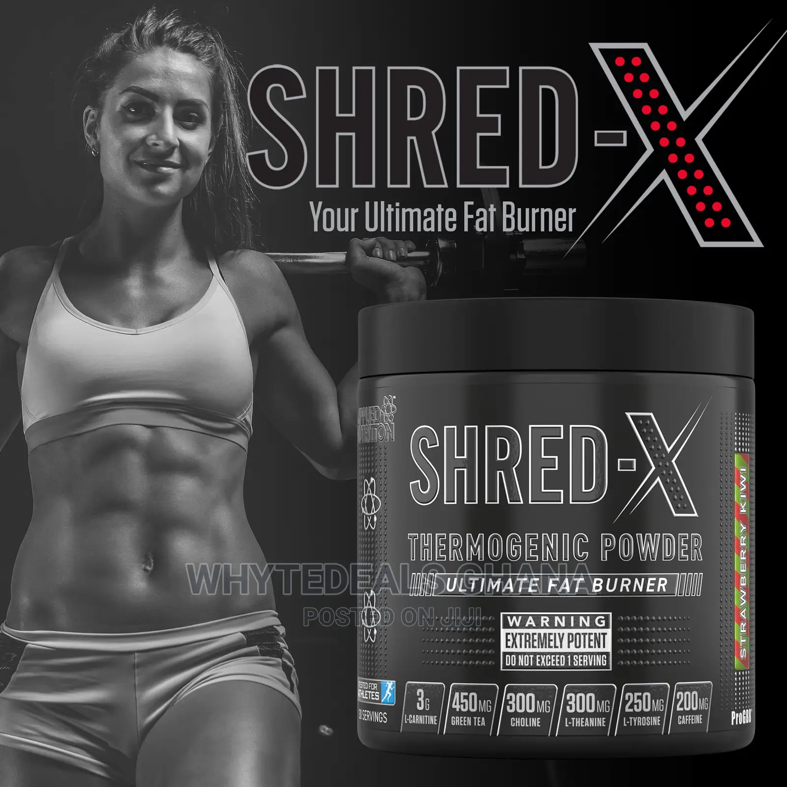 Applied Nutrition Shred-X Powerful Fat Burner 4 Men Women