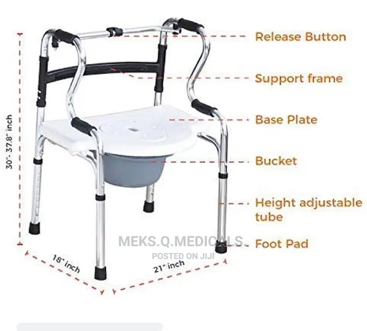 5 in One Commode Chair