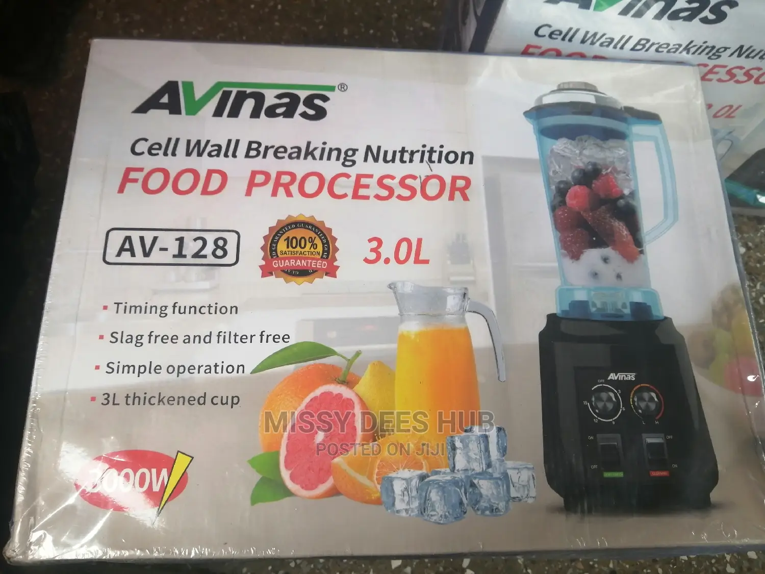 Avinas Commercial Blender - Av-128 ( Manual)