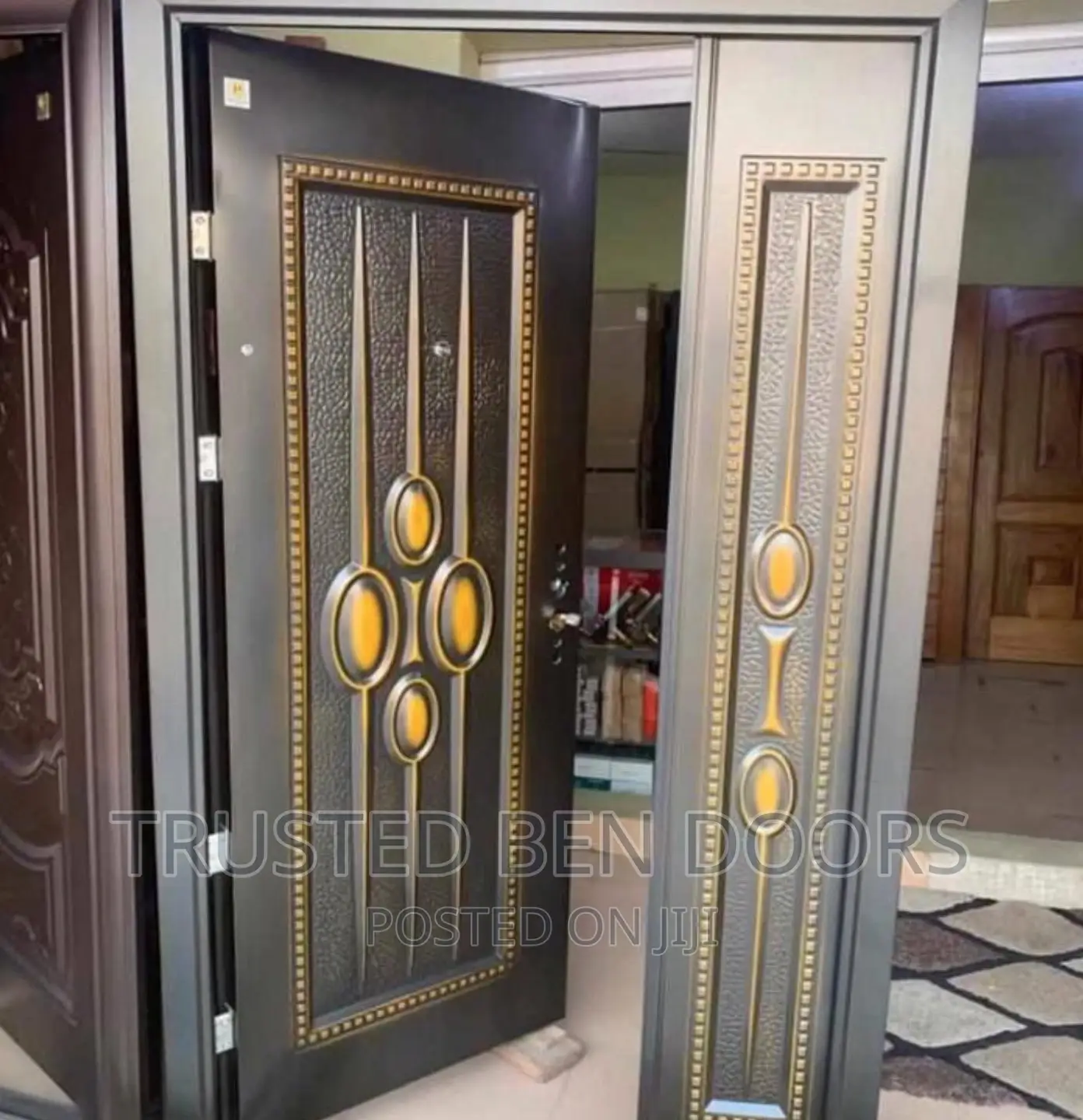 Anti-rust Paladin Security Metal Doors [Single+One_and_half]