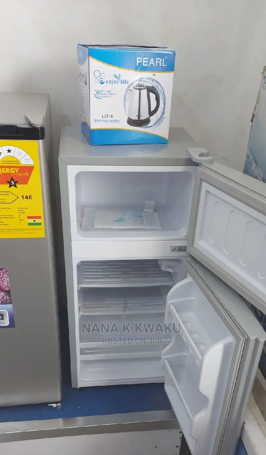Very Nice Nasco 76litres Double Door Fridge With Freezer