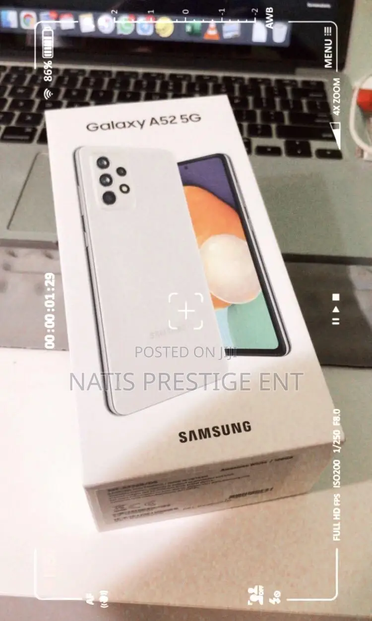 New Samsung Galaxy A52 5G 256 GB White