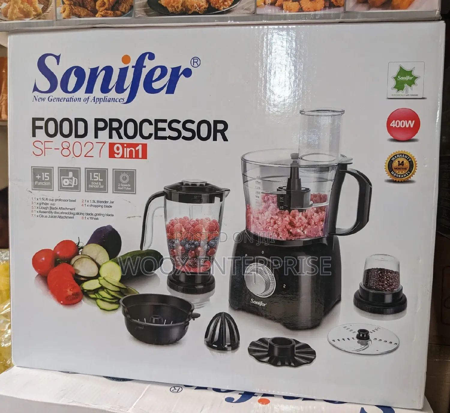 Sonifer Food Processor (9 in 1)