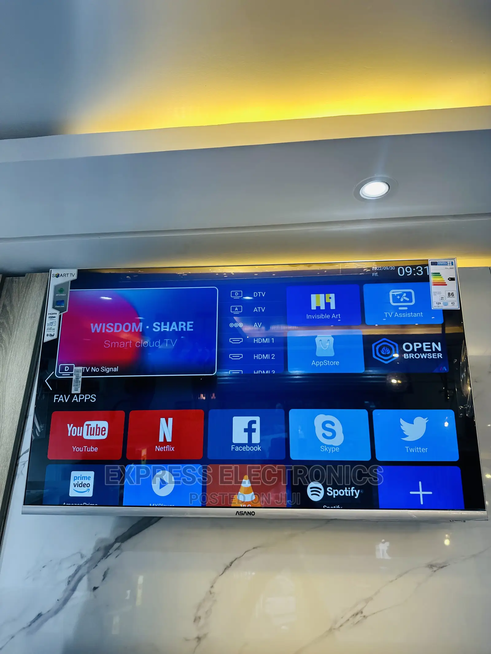 High Quality Sleek Asano 32”Smart Android FHD Tv