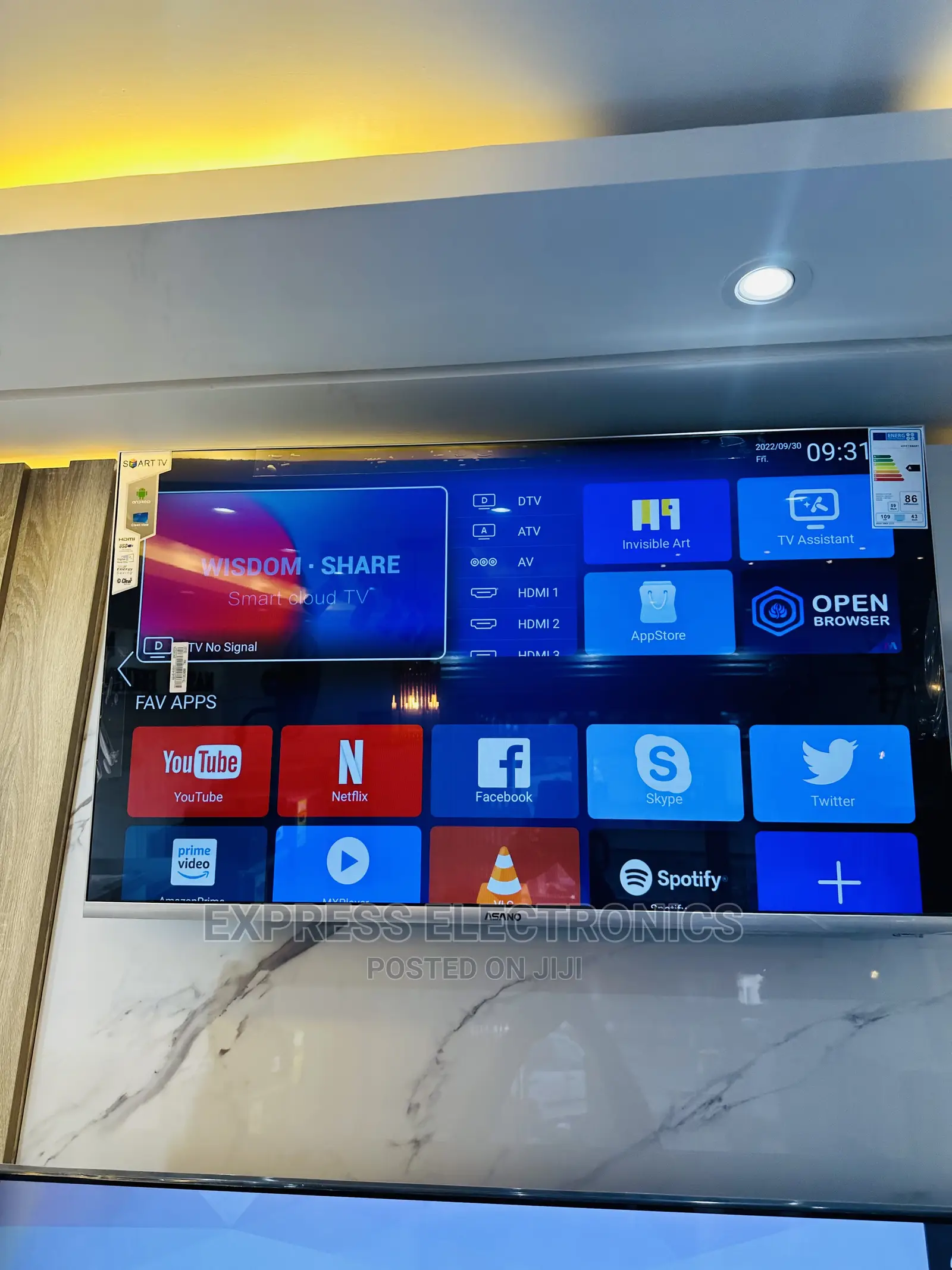 High Quality Sleek Asano 32”Smart Android FHD Tv