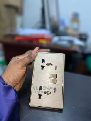 Gold Double Socket