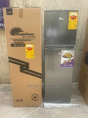 Rainbow 166litres Double Door Fridge