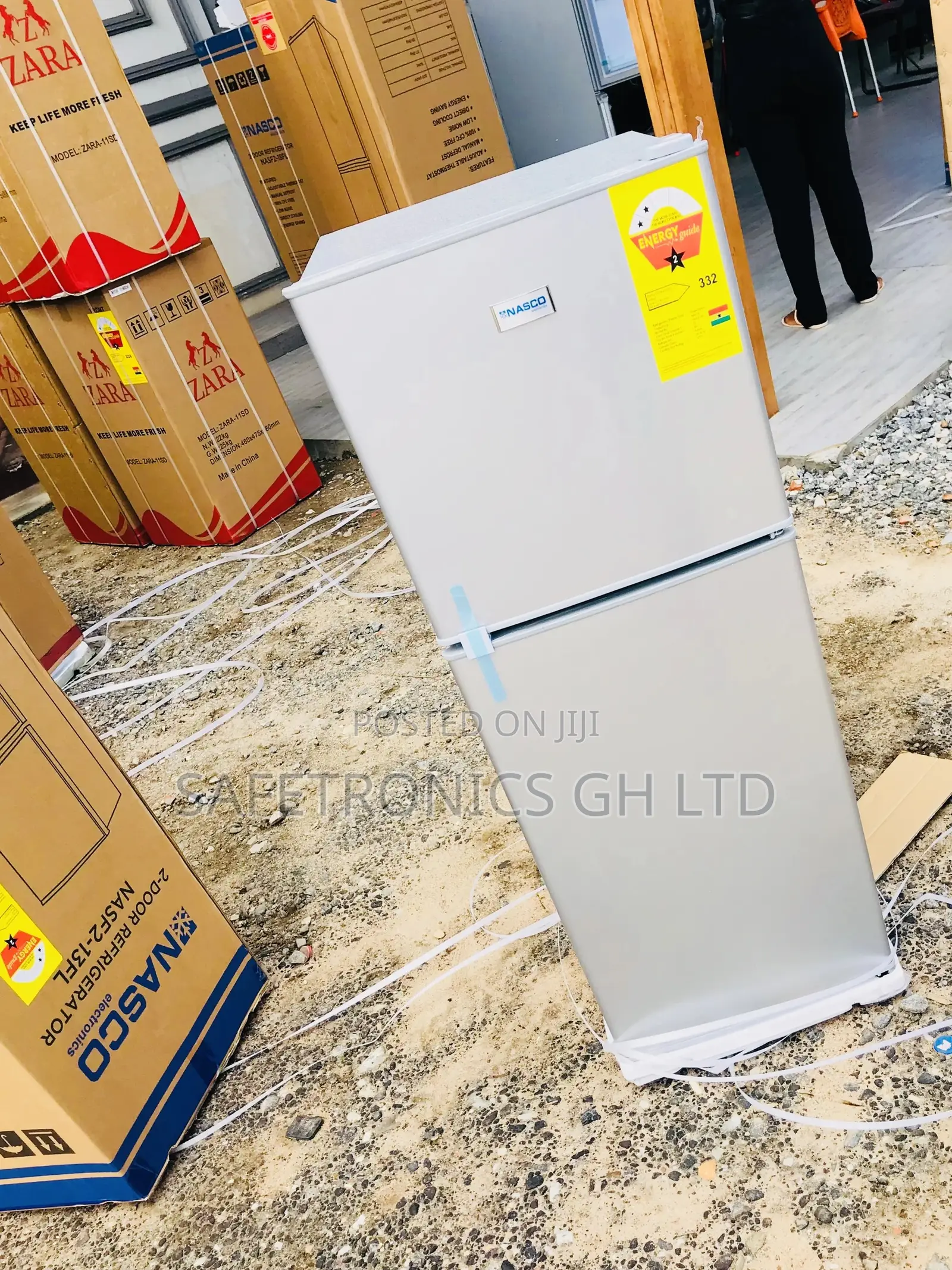 Nascod2-18fl Eco-Friendly Doubledoor Topfreezer Nasco Fridge