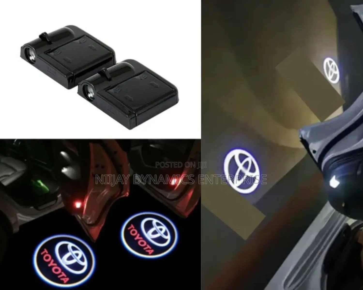 2 PCS LED Car Door Logo Light Laser Projector ( TOYOTA)