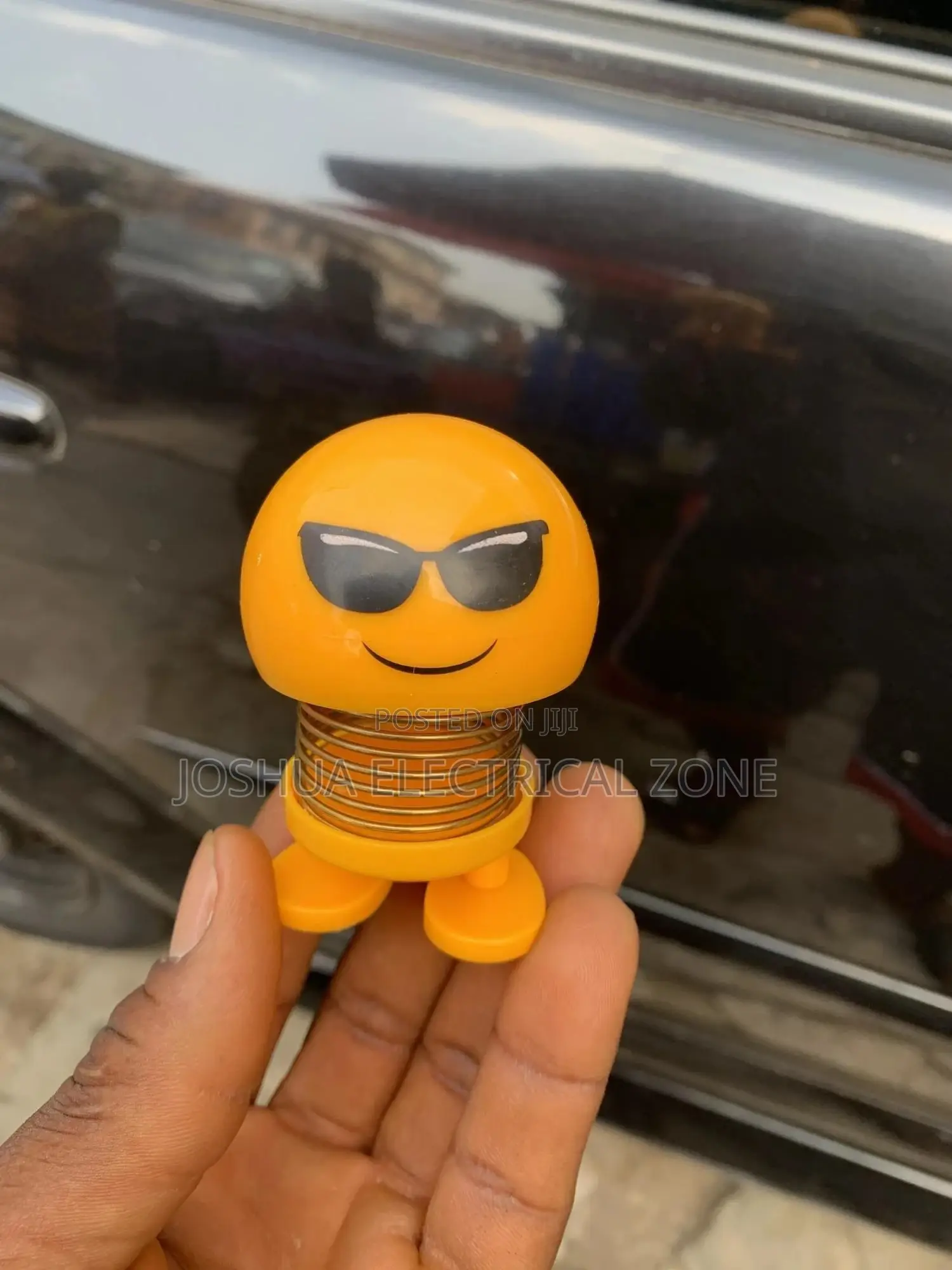 Emoji Dolls Toy Car Dashboard Home Decor Smiling Face
