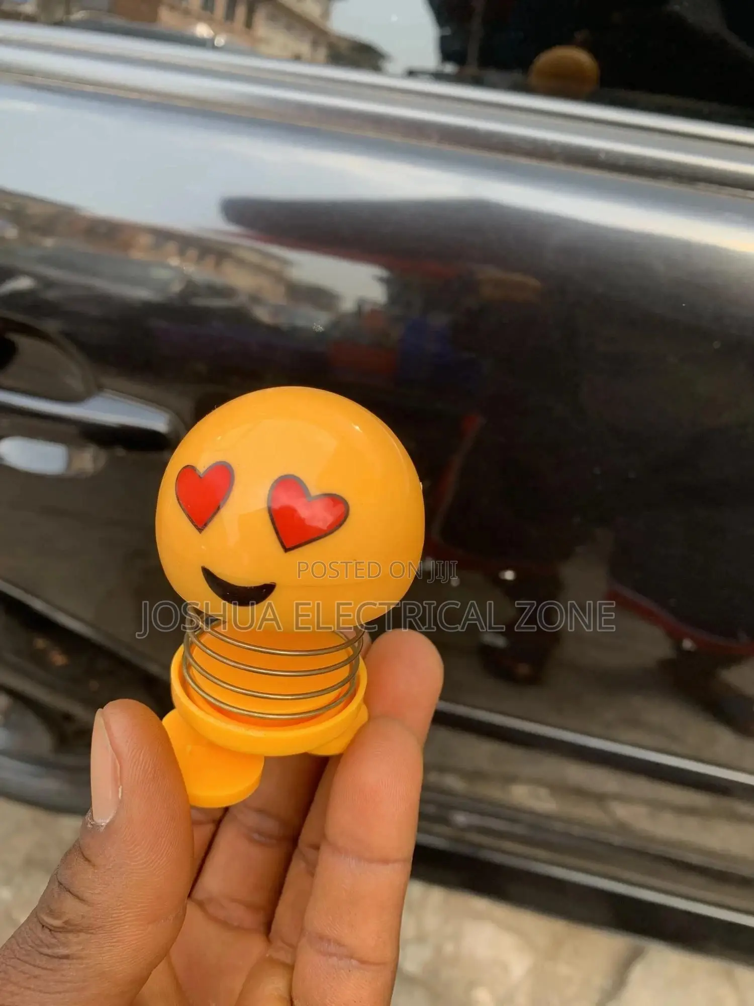 Emoji Dolls Toy Car Dashboard Home Decor Smiling Face