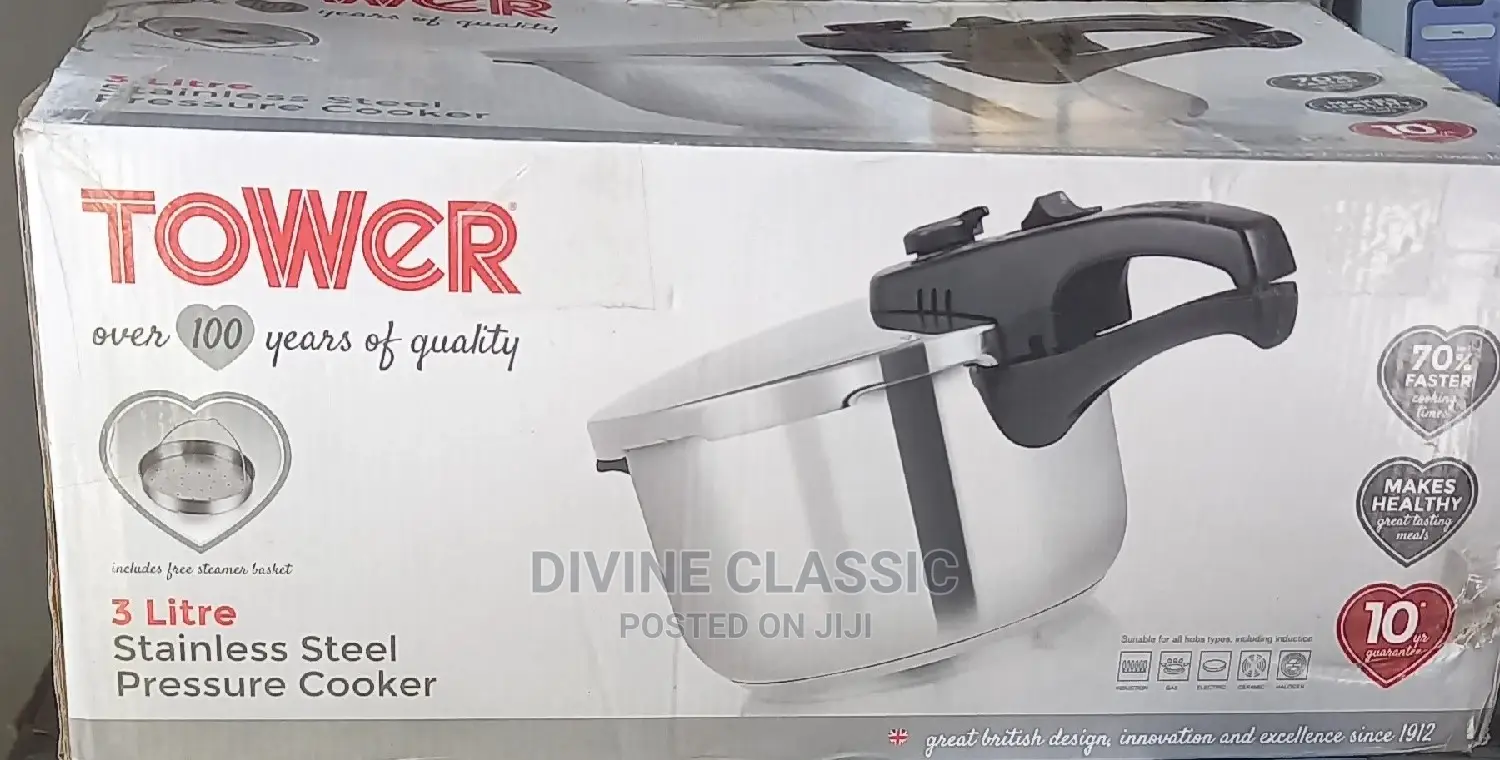 3lit Tower Stainless Steel Pressure Cooker 3lit