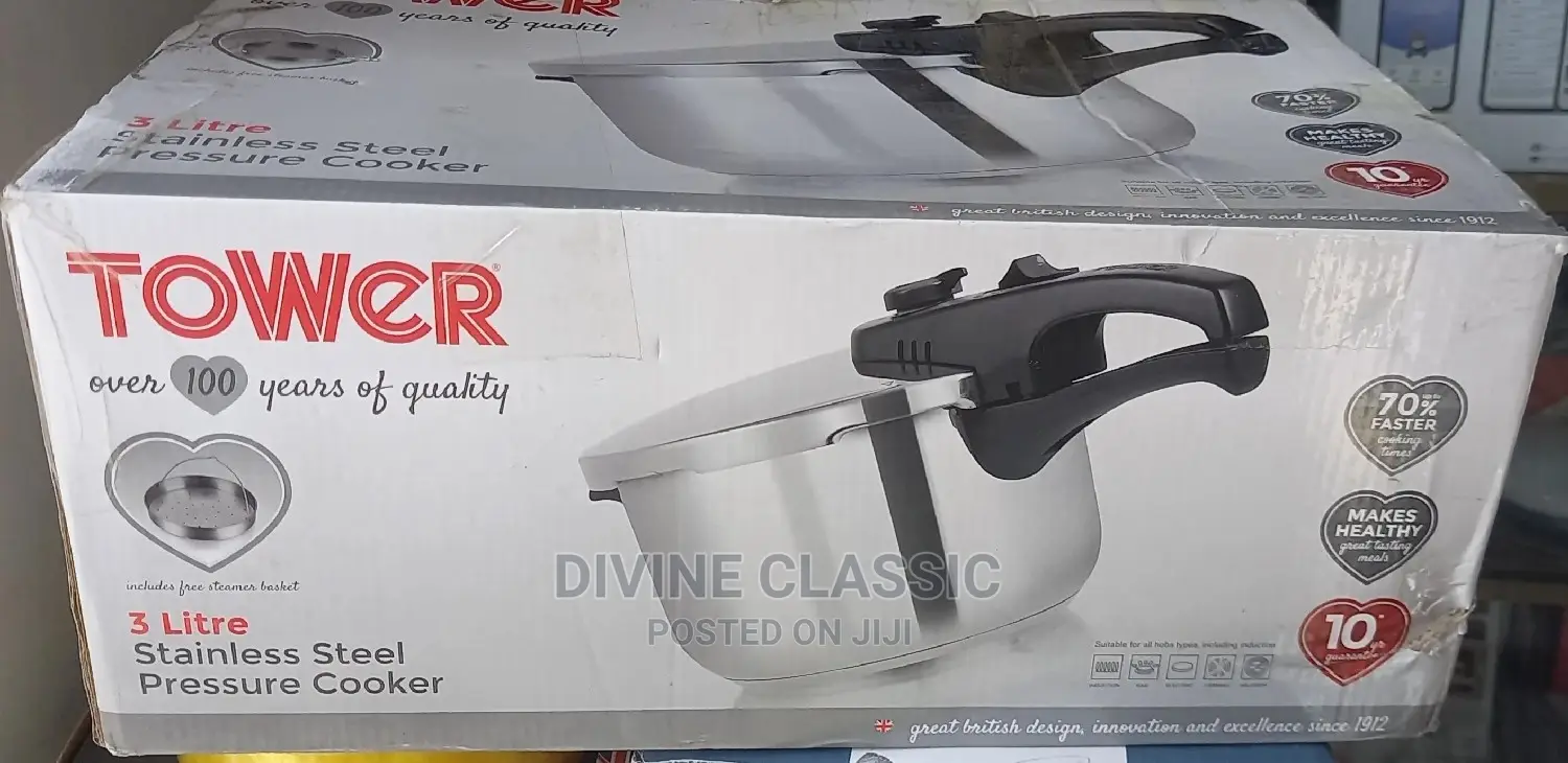 3lit Tower Stainless Steel Pressure Cooker 3lit