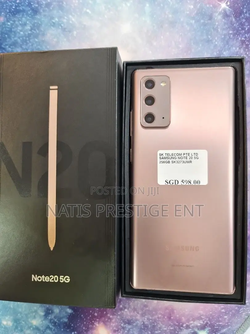 New Samsung Galaxy Note 20 256 GB Gold