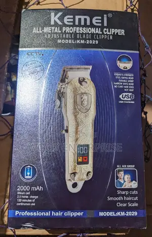 Kemei Barbering Machine (Rechargeable)