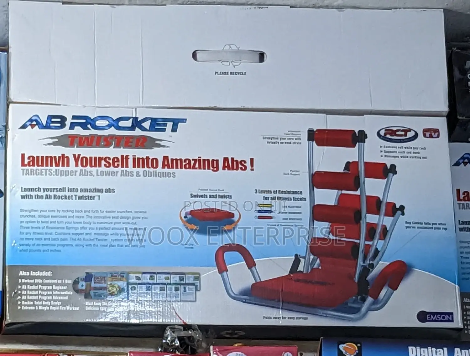 AB Rocket Twister Exercise Machine