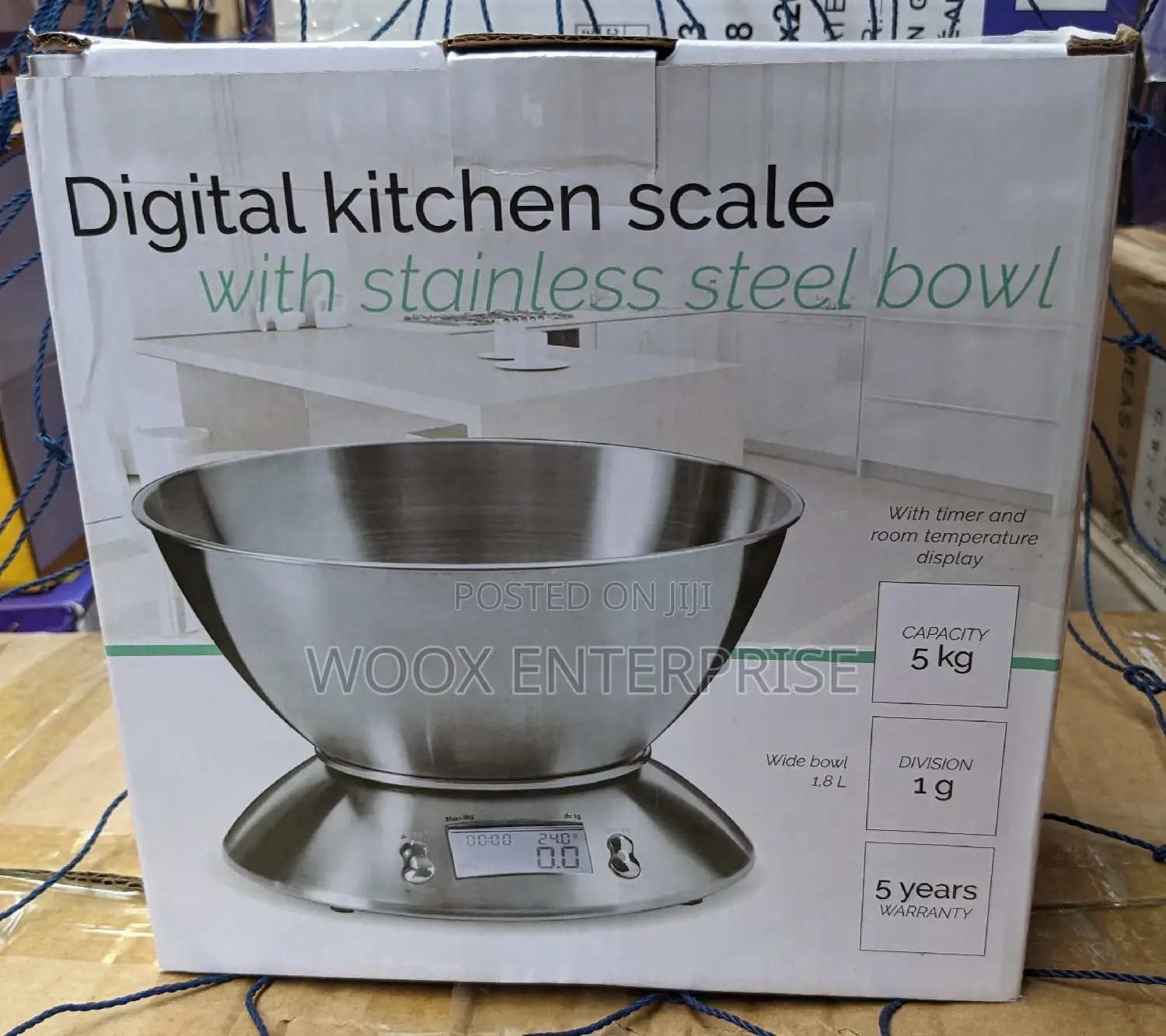 Digital Kitchen Scale With Bowl