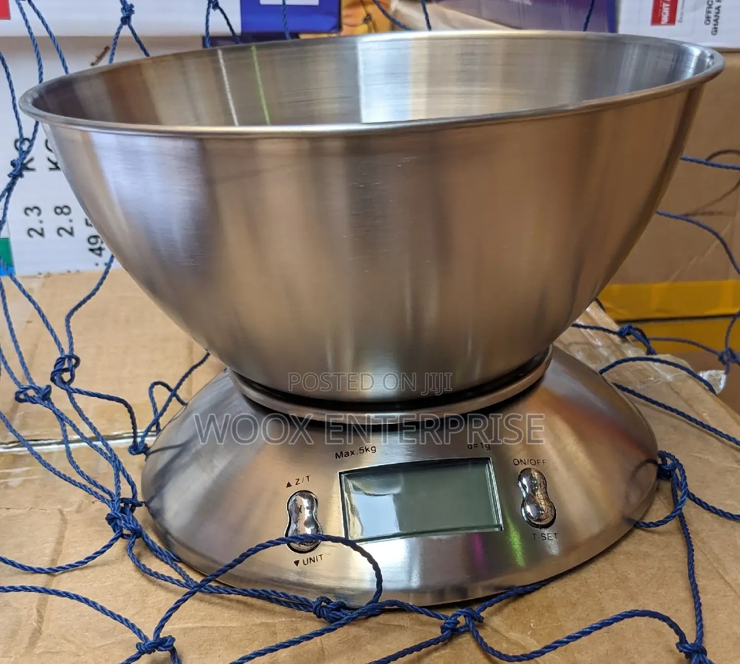 Digital Kitchen Scale With Bowl