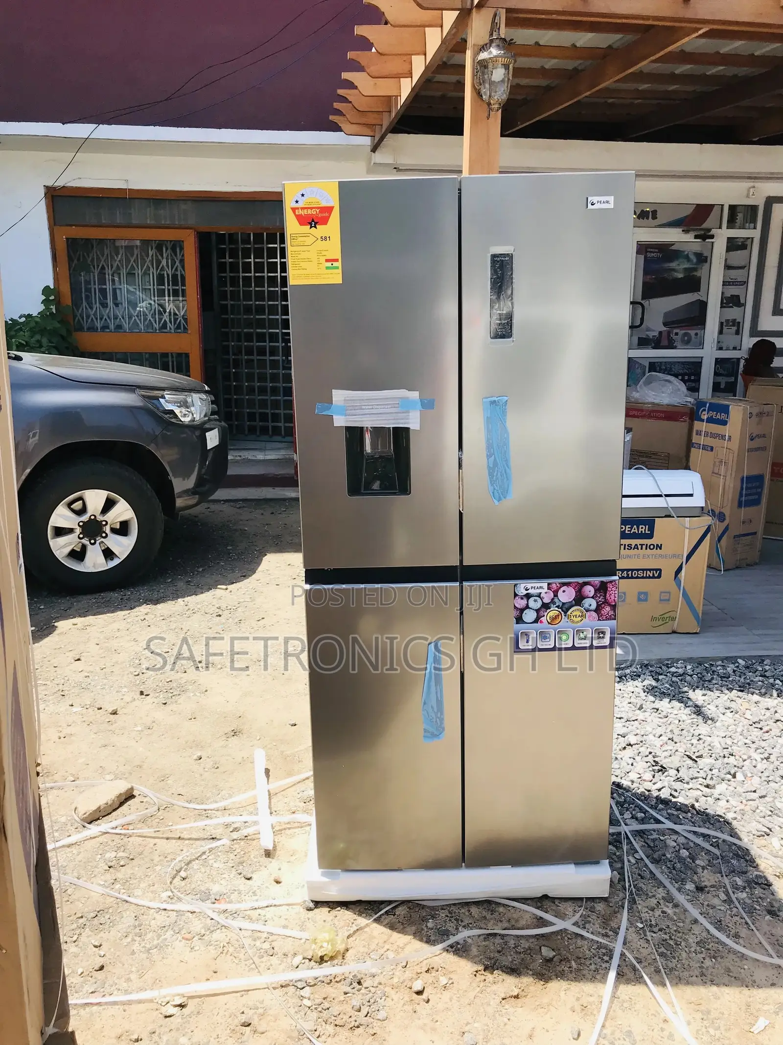 4 Doors Pearl Bottomfreezer 614IXWD Refrigerator