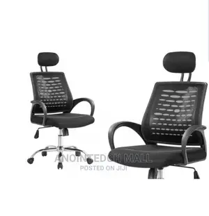 High Back Office Desk Chair - Black